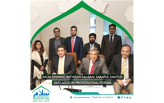 MOU Signing between Salaam Takaful Limited & Memon Professional Forum