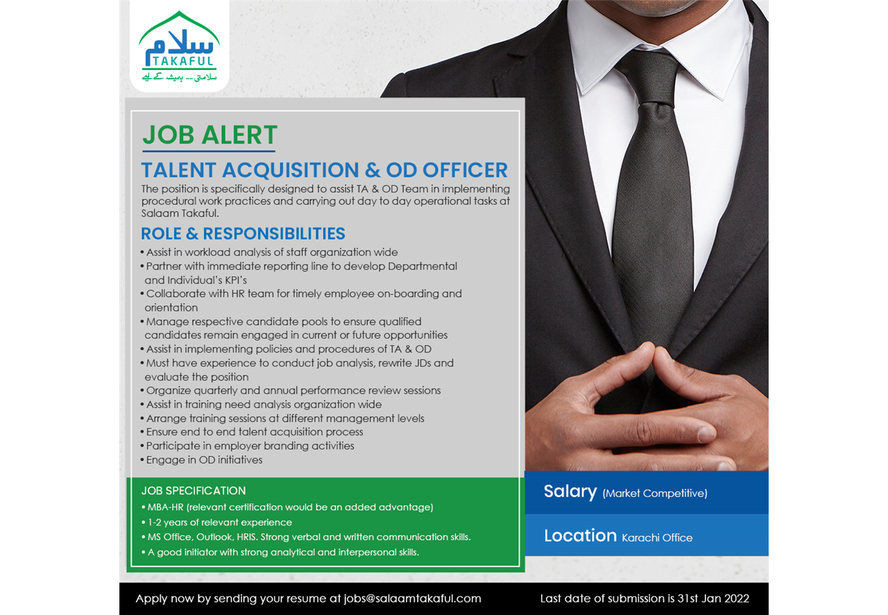 Talent Acquisition & OD Officer