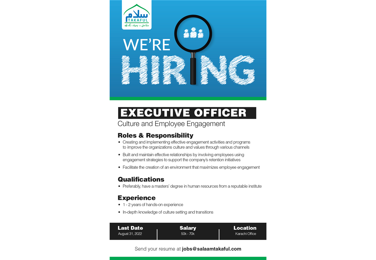 Executive Officer - Culture and Employee Engagement