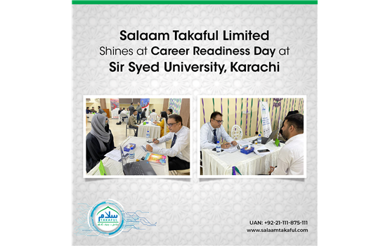 Salaam Takaful Limited shines at Career Readiness Day at Sir Syed University, Karachi