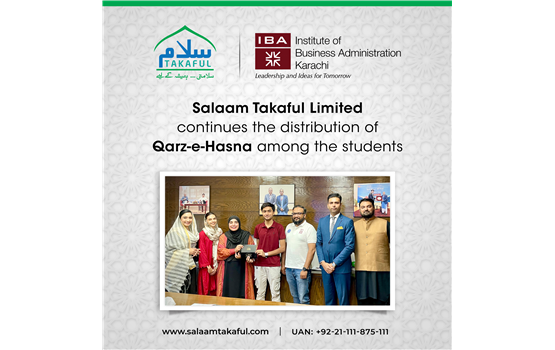 Saalam Takaful Limited continues the distribution of Qarz-e-Hasna among the students