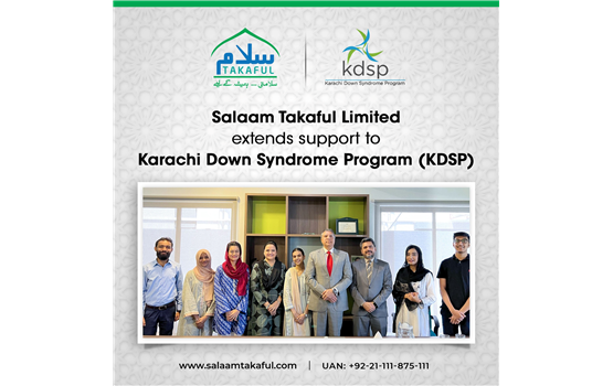 Salaam Takaful Limited extends support to Karachi Down Syndrome Program (KDSP)