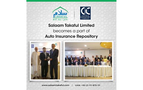 Salaam Takaful Limited becomes a part of Auto Insurance Repository